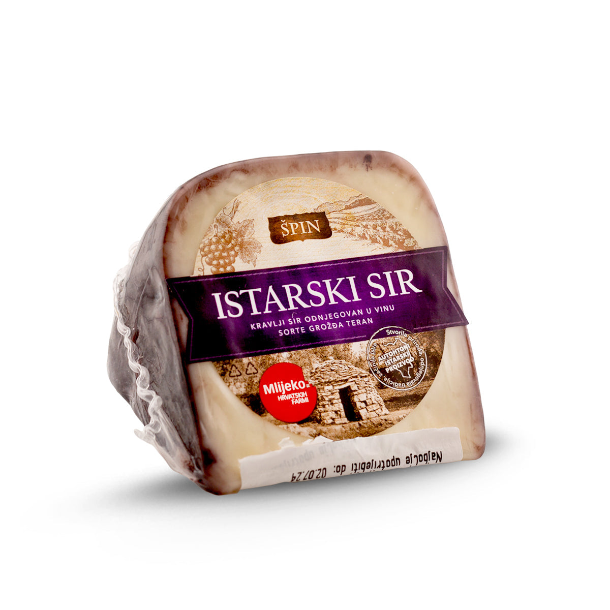 Spin Istrian Cow Cheese in Teran 230g