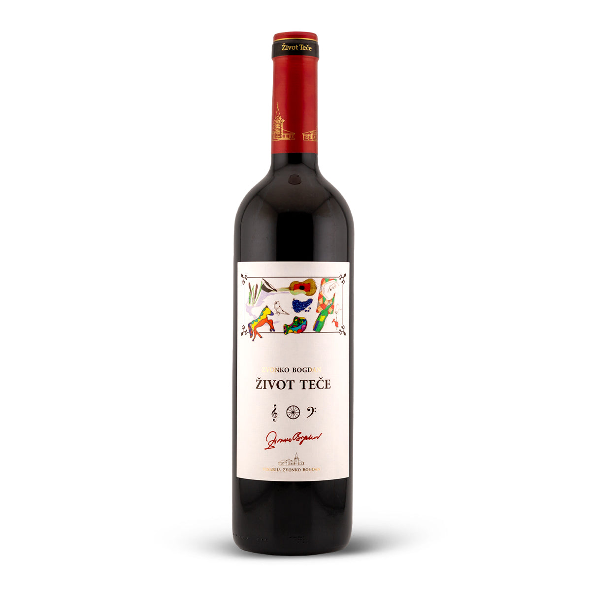 Zvonko Bogdan Red Wine Zivot Tece 0.75L