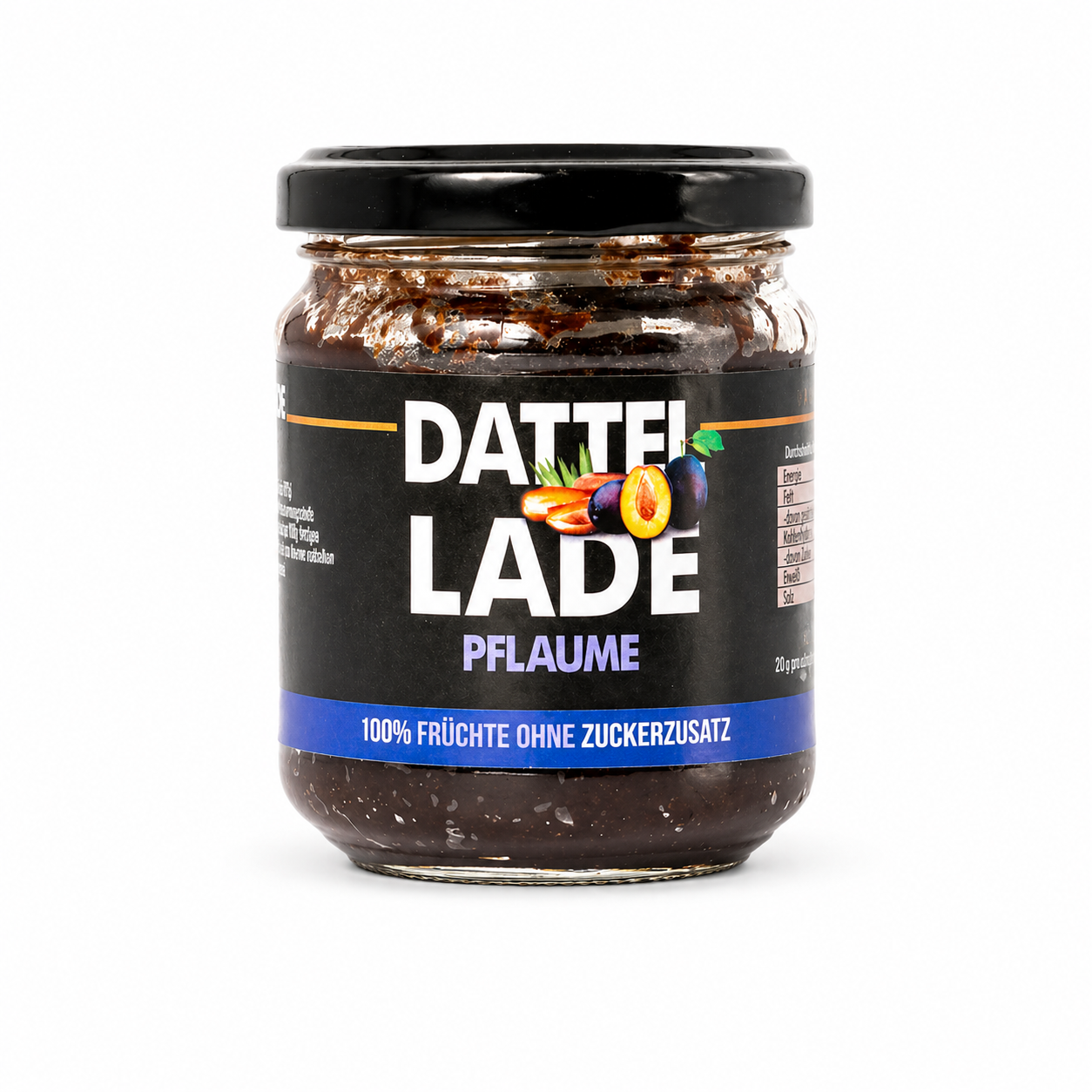 Dattellade Pflaume – Fruchtaufstrich aus Datteln & Pflaumen 200 g