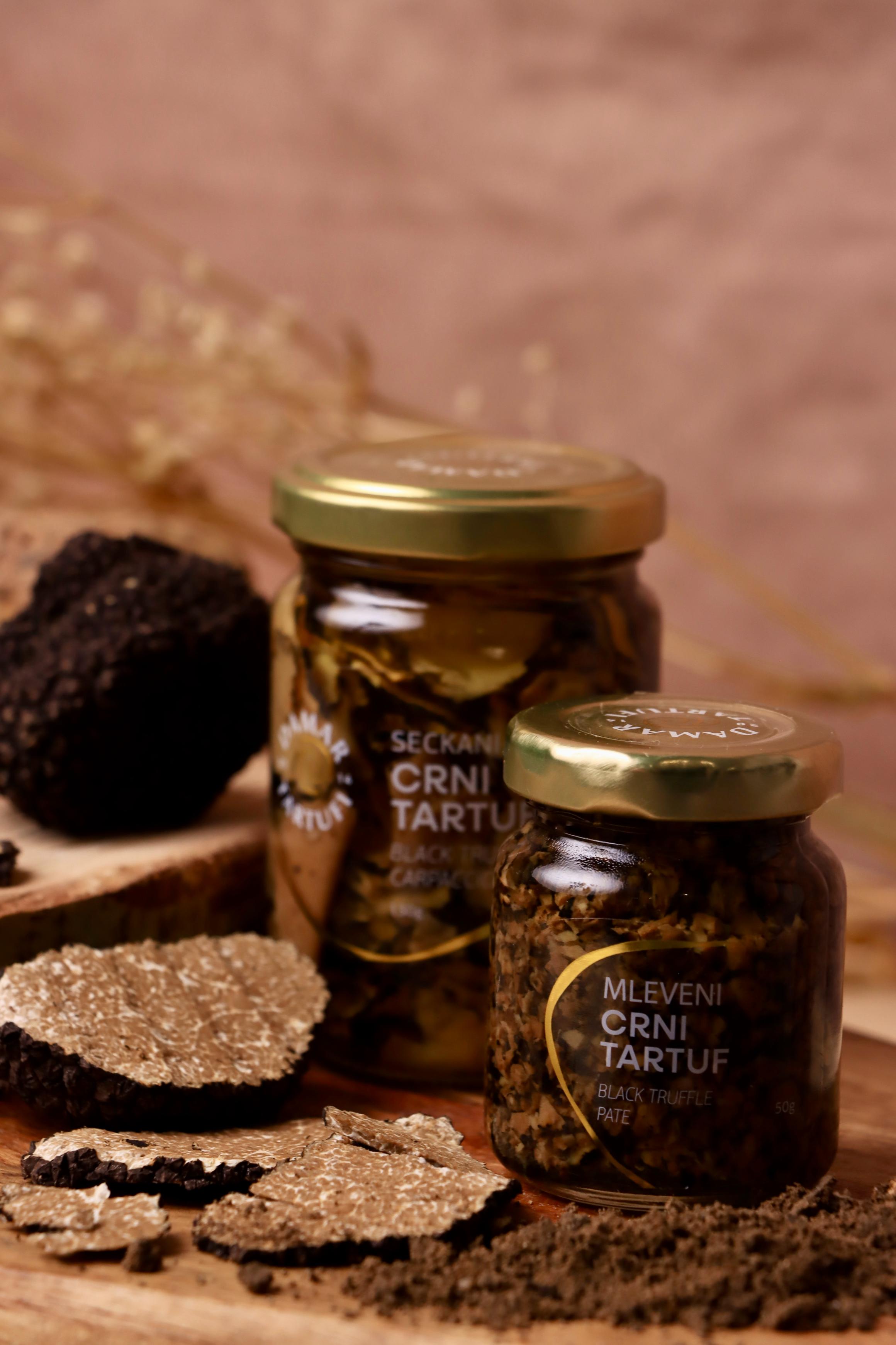 Damar Tartufi Pâté aus Gemahlenem Schwarzem Trüffel – 130g