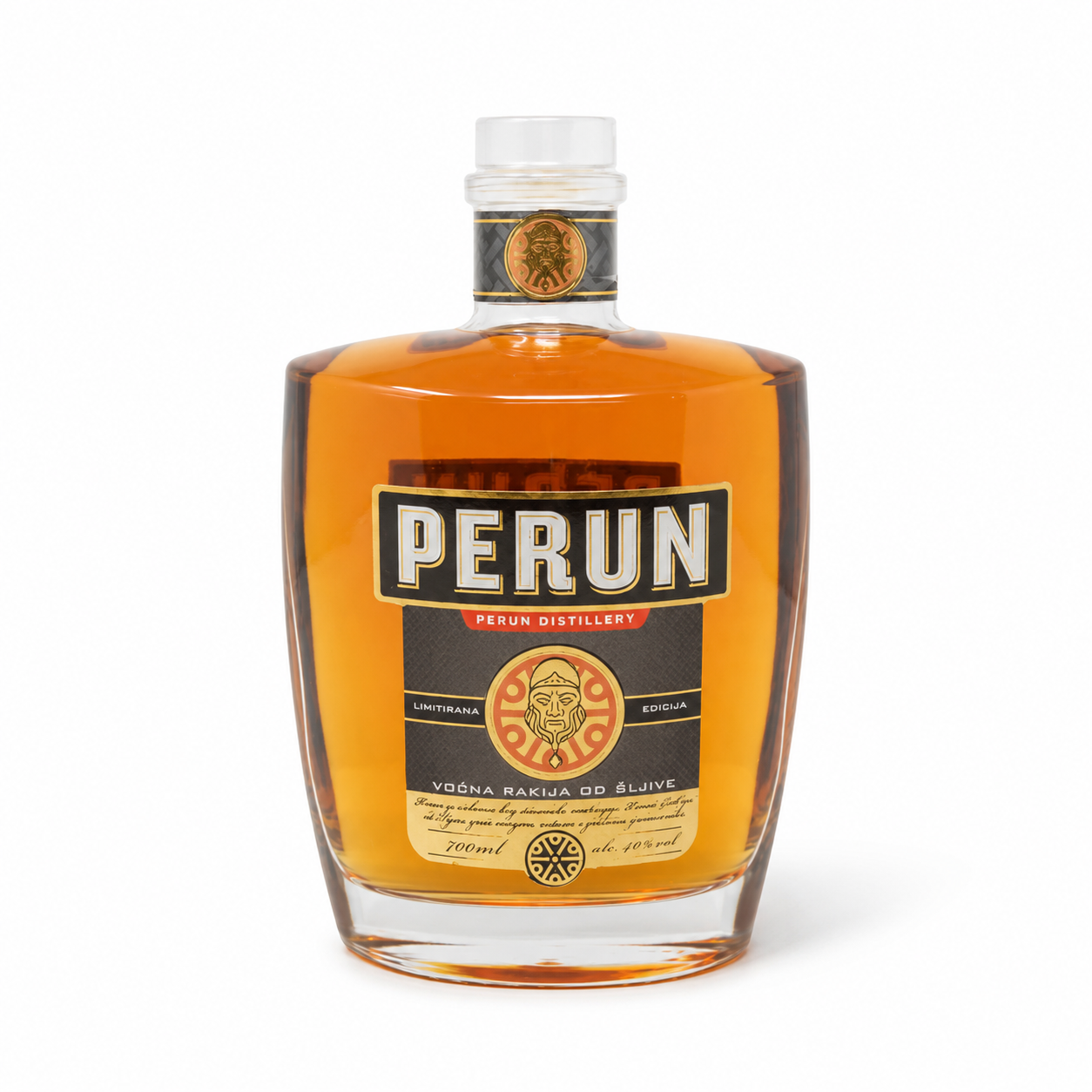 Perun Barrel-Aged Plum Brandy LUX – 0.7 L