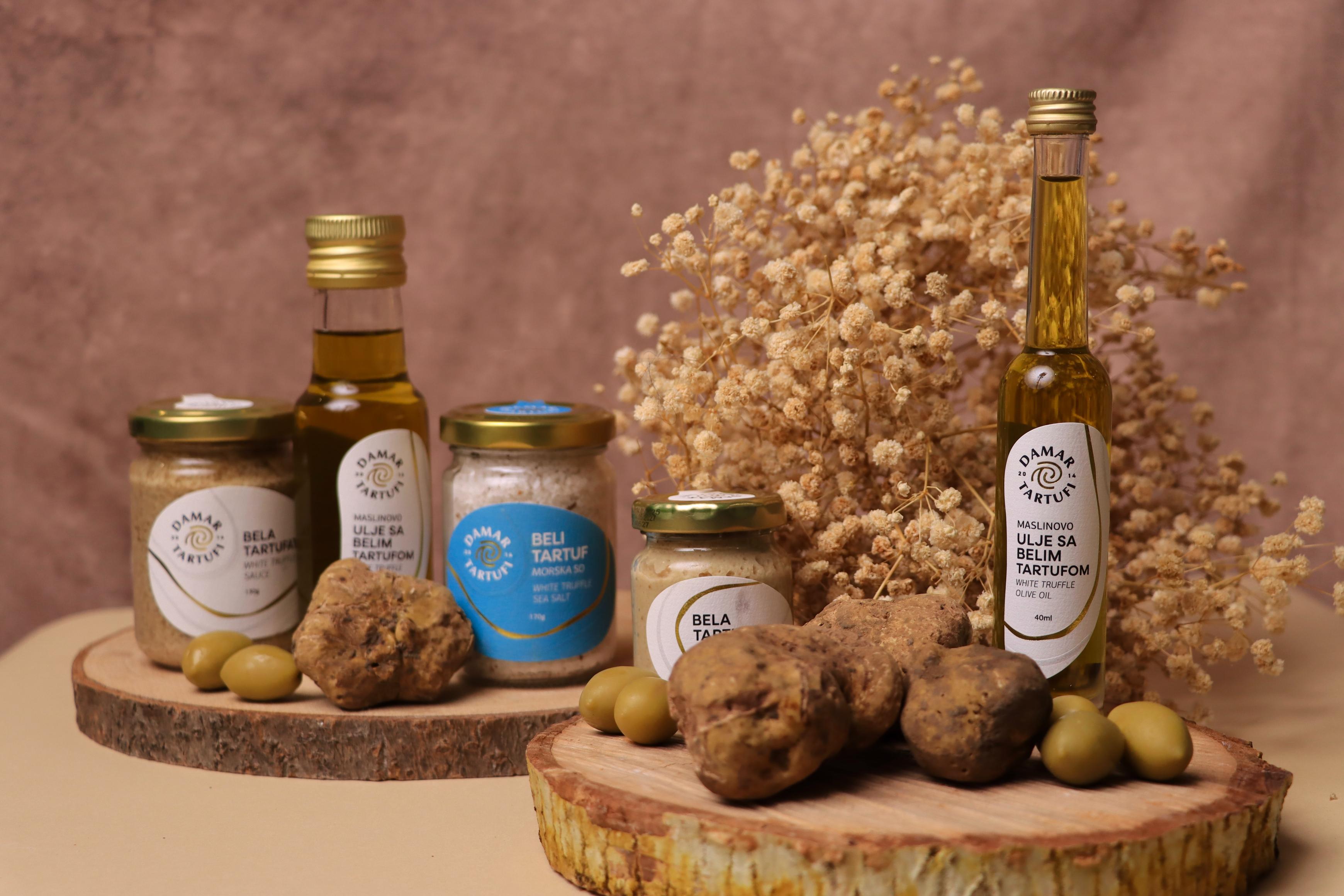 Damar Tartufi Olive Oil infused with white truffle – 100ml