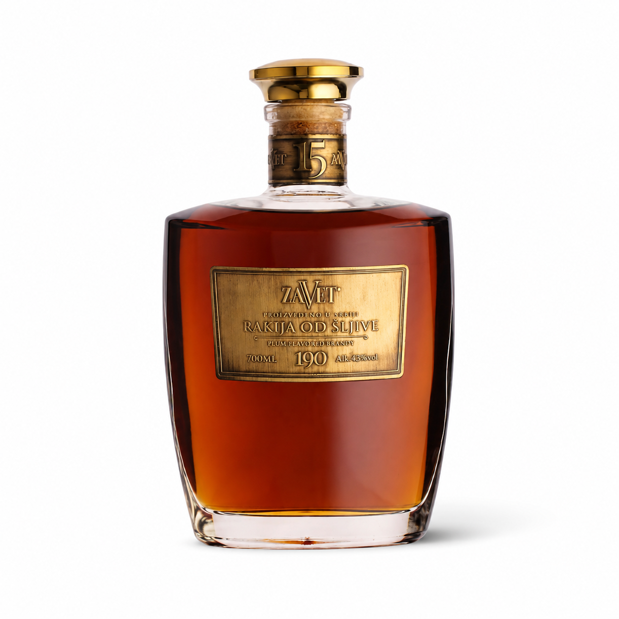 Zavet Premium Plum Brandy 190 Limited Edition – 0.75 L